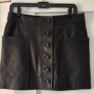 Sézane leather mini skirt French size 38